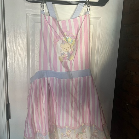 Sugar Thrillz Clowncore Apron Dress 1X - Picture 1 of 3